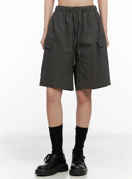 casual-cargo-pocket-shorts-cg526 / Dark gray