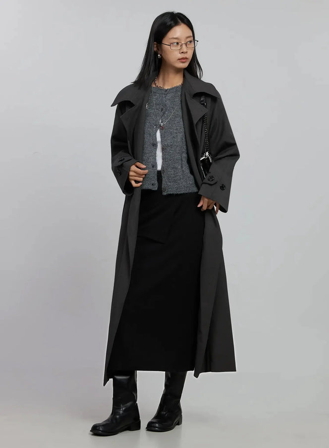 oversized-trench-coat-id516 / Dark gray