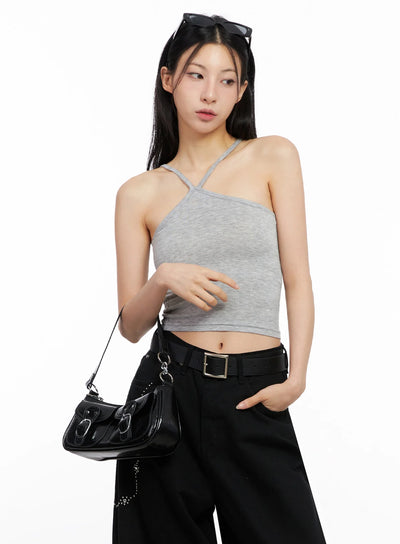 x-strap-cami-top-ig508 / Gray