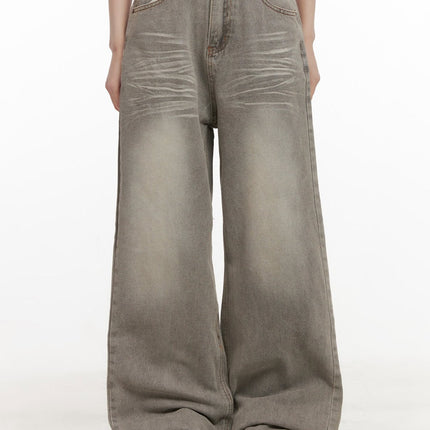 hollie-vintage-wide-leg-jeans-cd426 / Gray