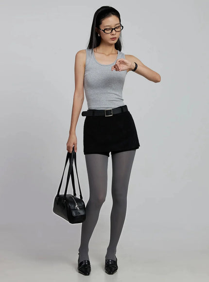 classic-u-neck-tank-top-im520 / Gray