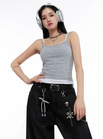 Layered Tank Top IS525