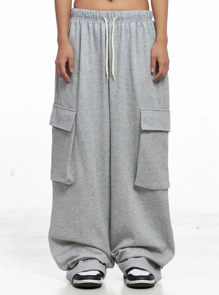 Relaxed Fit Cargo Sweatpants CO513