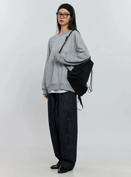 classic-grey-crewneck-sweatshirt-is516 / Gray