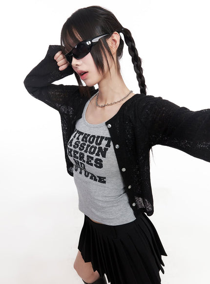 graphic-baby-tee-cu506 / Gray