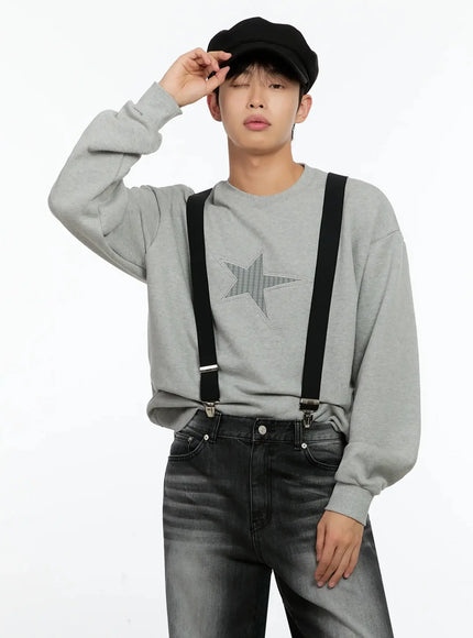 mens-graphic-sweatshirt-in506 / Gray