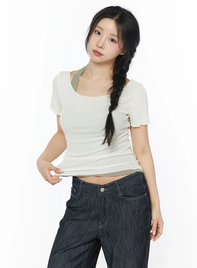 versatile-tank-and-top-set-cy522 / Light beige