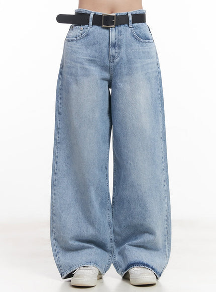 maggie-wide-leg-jeans-cy523 / Light blue