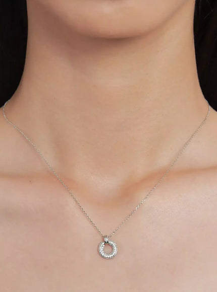 vera-donut-necklace-iu512 / Silver
