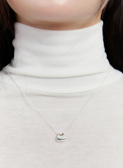 minimalist-pendant-necklace-id526 / Silver