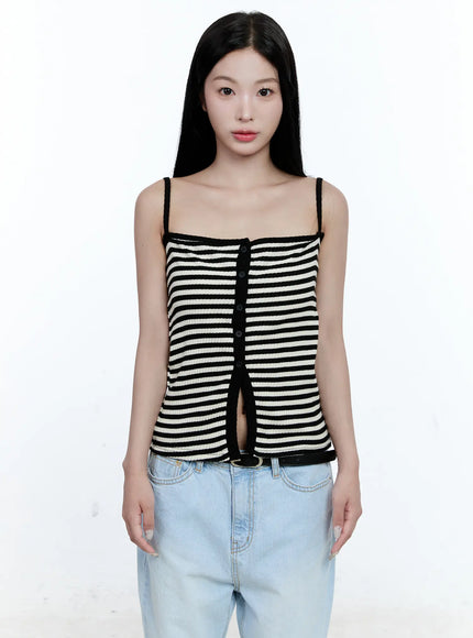 striped-knit-tank-top-cg512 / White
