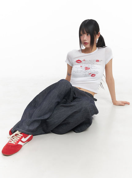 kiss-graphic-slim-fit-tee-cy514 / White