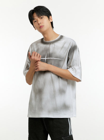 mens-cotton-bliss-graphic-t-shirt-il412 / White