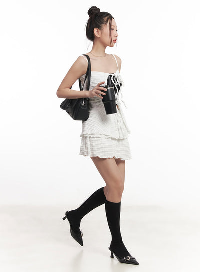 cottage-ribbon-cami-top-cm531 / White