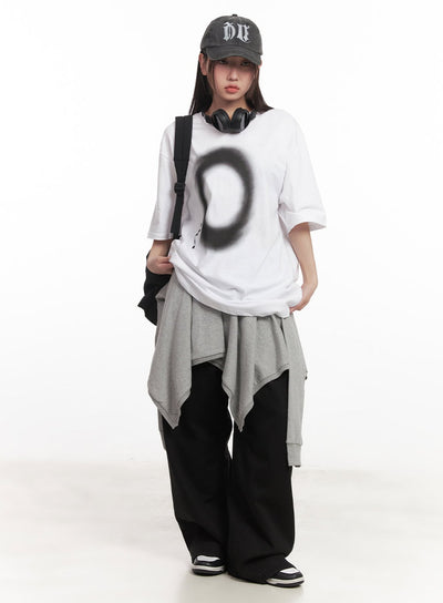 graffiti-oversize-t-shirt-ca521 / White