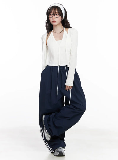 sleeveless-top-and-cardigan-set-cf523 / White