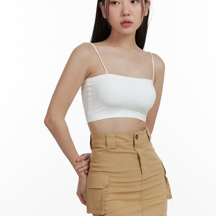 solid-crop-cami-top-ol401 / White