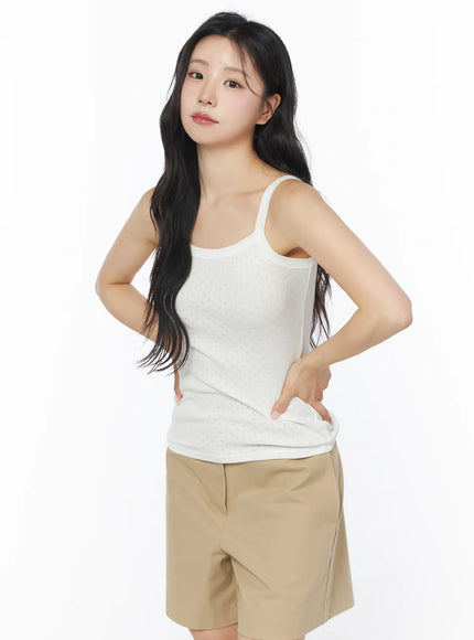 scoop-neck-tank-top-cy522 / White