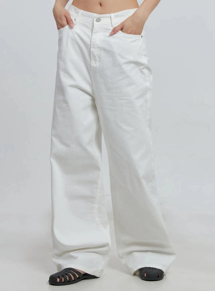 comfy-wide-leg-pants-iu512 / White