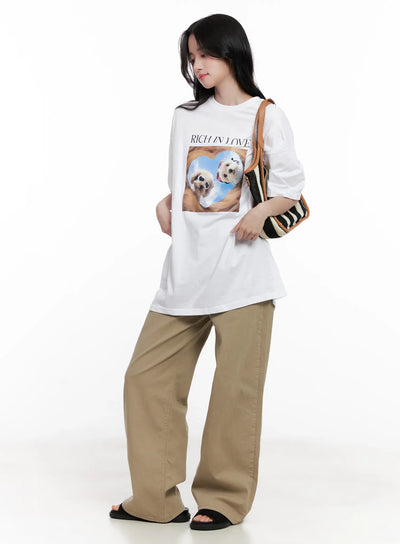 oversized-graphic-t-shirt-cl515 / White