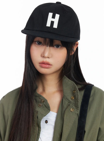 minimalist-h-logo-baseball-cap-cf506-1 / Black