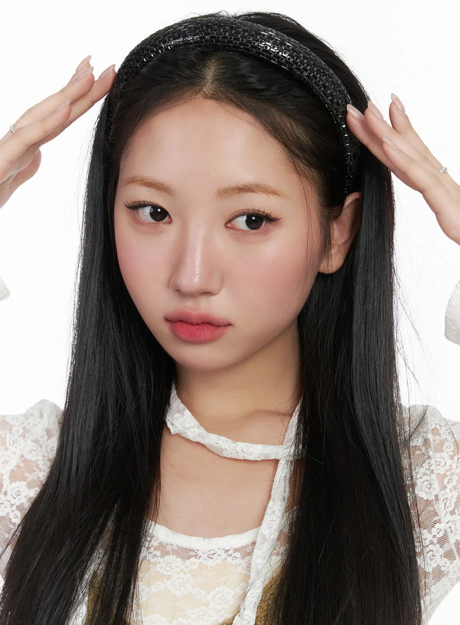 black-cubic-headband-cd514 / Black