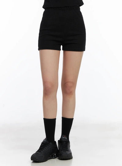 cozy-knit-micro-shorts-cd505 / Black
