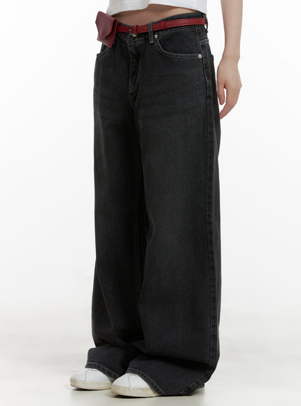 low-rise-baggy-jeans-cu410 / Black