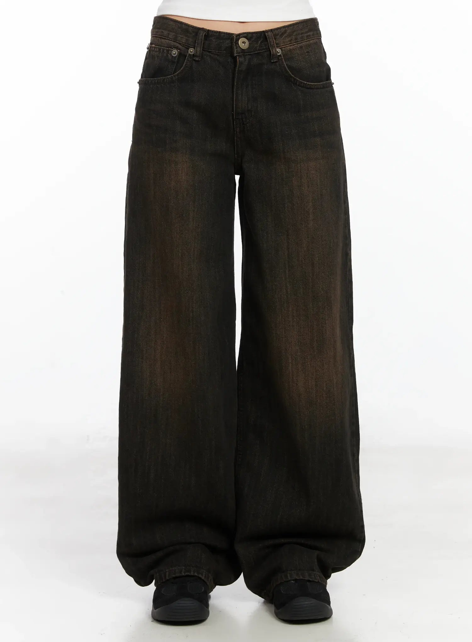 winnie-brown-baggy-jeans-cd502 / Black