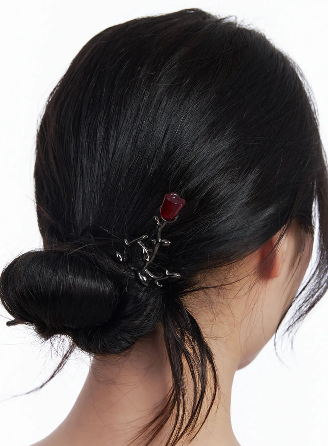 rose-hair-stick-cj523 / Black