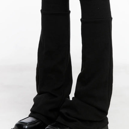 chic-black-bootcut-leg-warmers-cg515 / Black