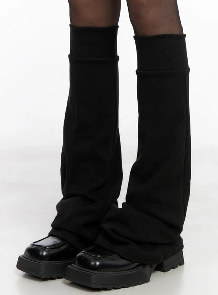 chic-black-bootcut-leg-warmers-cg515 / Black