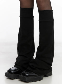chic-black-bootcut-leg-warmers-cg515 / Black