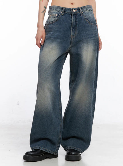 louise-washed-baggy-jeans-co508 / Blue