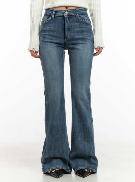 lila-slim-bootcut-jeans-cg422 / Blue