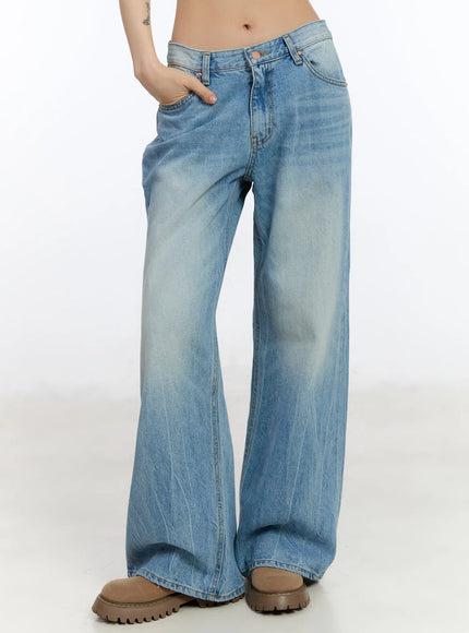 palmer-low-rise-straight-jeans-ca508 / Blue