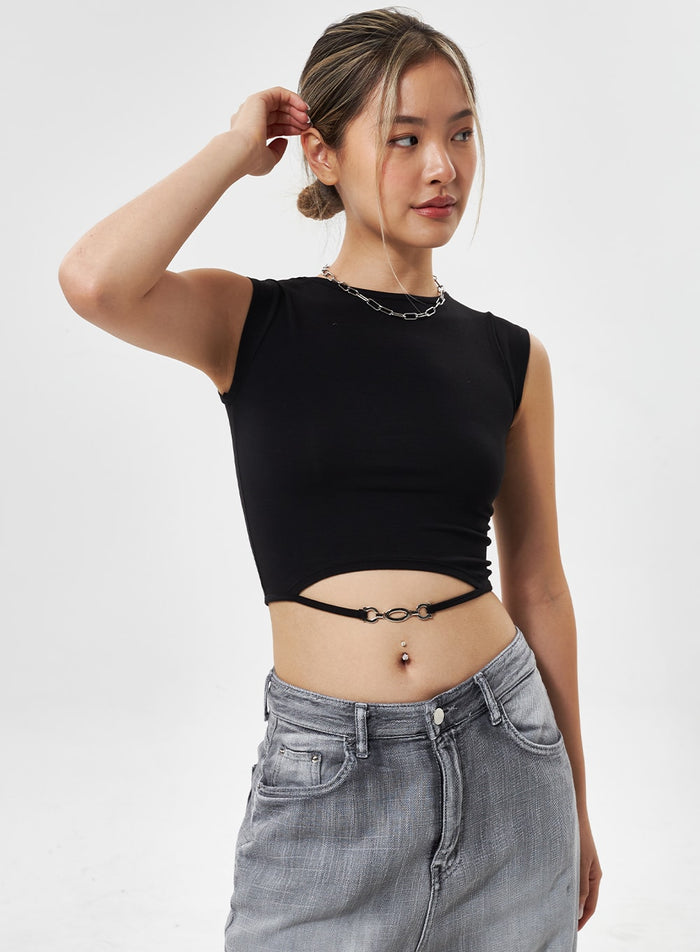 chain-detail-cropped-top-cy330