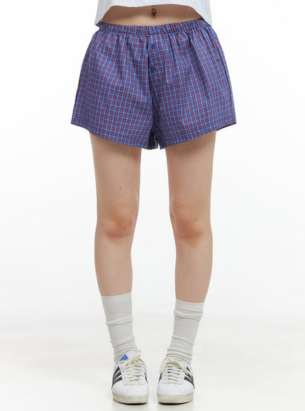 banded-checkered-boxer-shorts-cg409 / Check