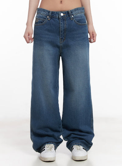 lilyanna-wide-leg-jeans-cy527 / Dark blue