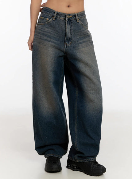 trix-vintage-wide-leg-jeans-cn527 / blue