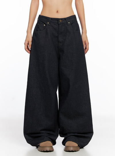 miller-balloon-baggy-jeans-co515 / Dark blue