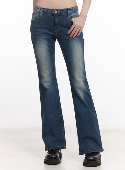 rebecca-low-waist-flared-jeans-cm519 / dark blue