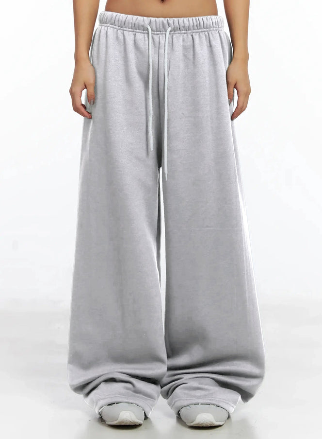Thermal Wide-Leg Sweatpants IN528