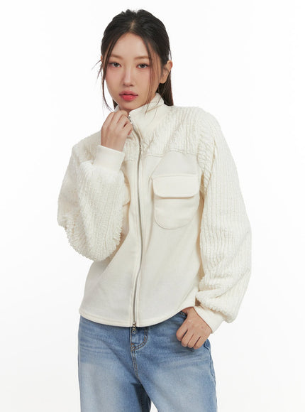 frosty-chic-puffer-jacket-cn428 / Light beige