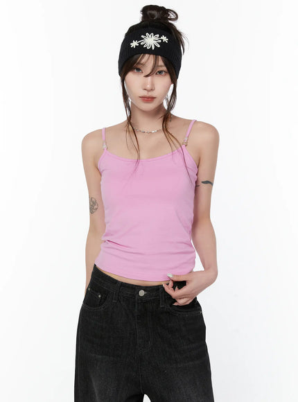 vibrant-beaded-camisole-cy514 / Pink