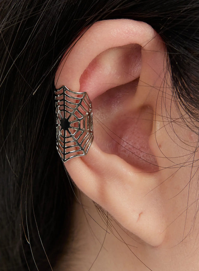 Gothic Web Ear Cuff CA508