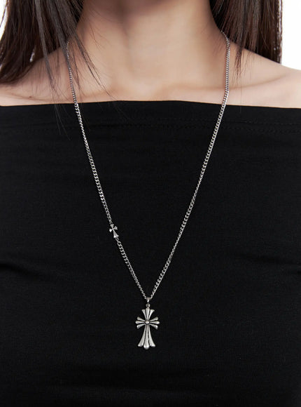 gothic-pendant-long-chain-necklace-cn511