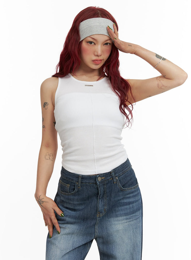 solid-tank-top-cy430 / White