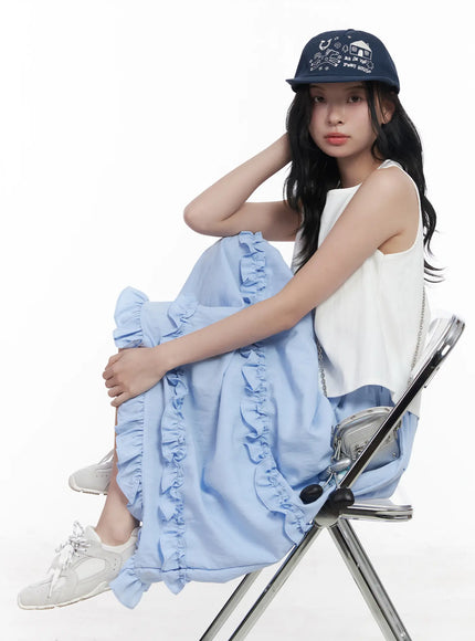 back-button-sleeveless-top-ca509 / White