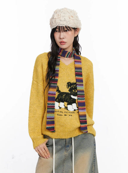 multicolor-knit-scarf-co507